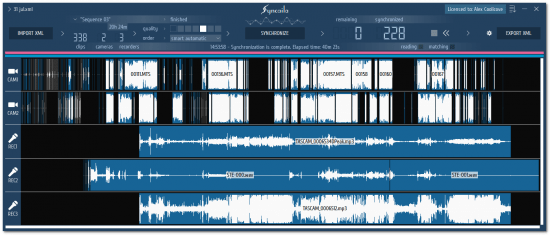 Syncaila 2.1.2 x64 多机位自动对视频音频同步工具