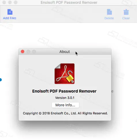 Enolsoft PDF Password Remover 3.4.0 MacOS PDF密码移除工具