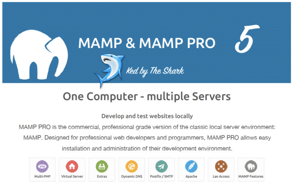 MAMP PRO 5.6 MacOS WEB服务器软件