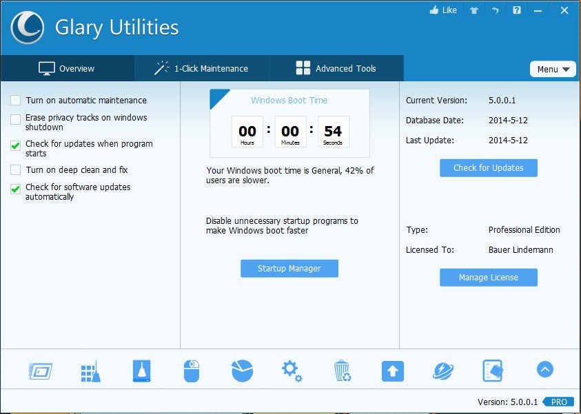 Glary Utilities Pro 5.0.0.1 Final