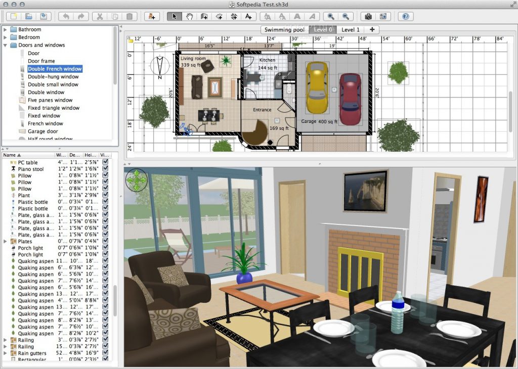 Sweet Home 3D 6.4 Multilingual 家装辅助设计软件